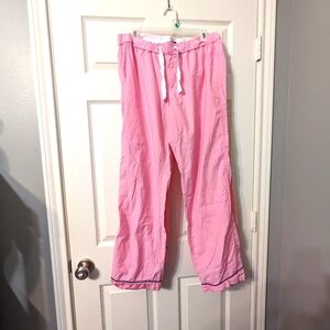 J. Crew Pajama Pants Comfy Pink Soft